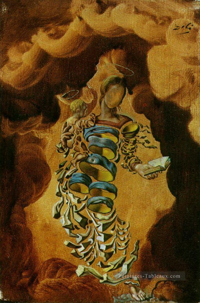 Madone en particules Salvador Dali Peintures à l'huile